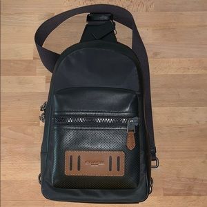 Authentic Coach NY Houston Messenger Sling PackBag